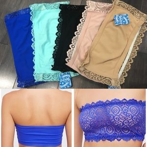 Free people REVERSIBLE bandeau lace bralette